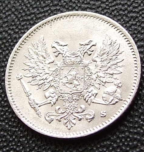 25  (pennia) 1917. S   F
