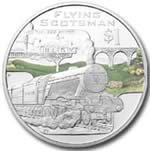 $1, серебро, Остров Кука (серия "Великие железнодорожные путешествия")